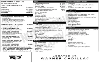 used 2022 CADILLAC